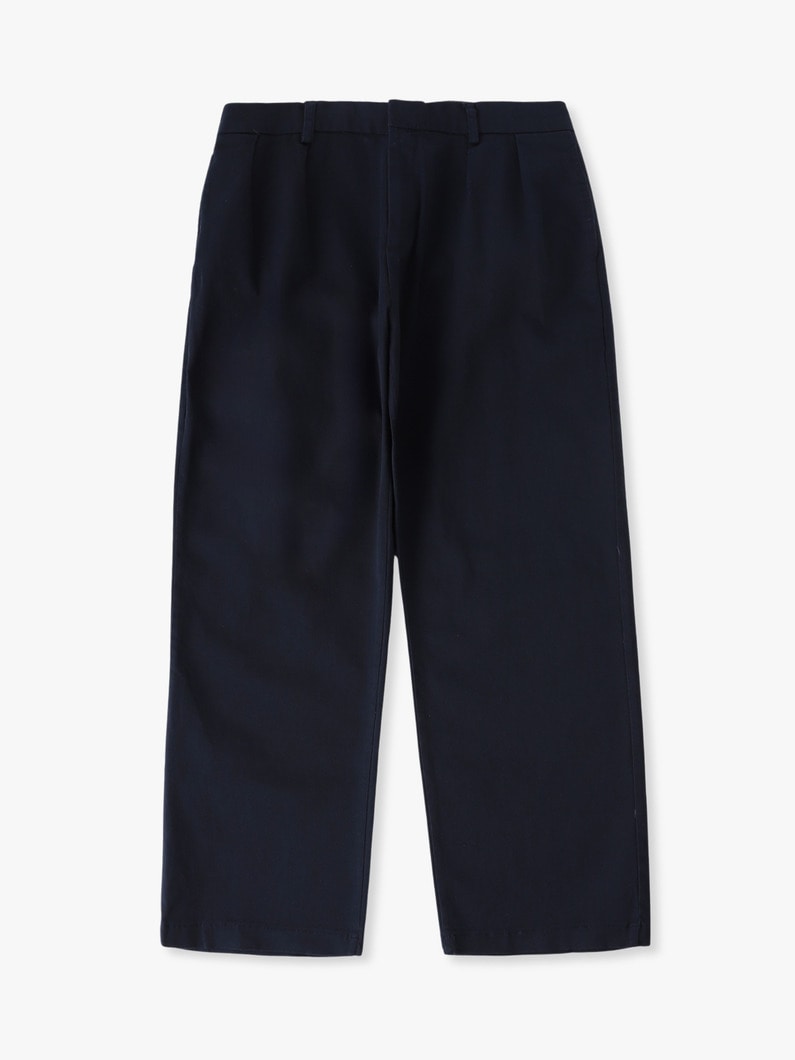 ツイル ドレス パンツ 詳細画像 navy