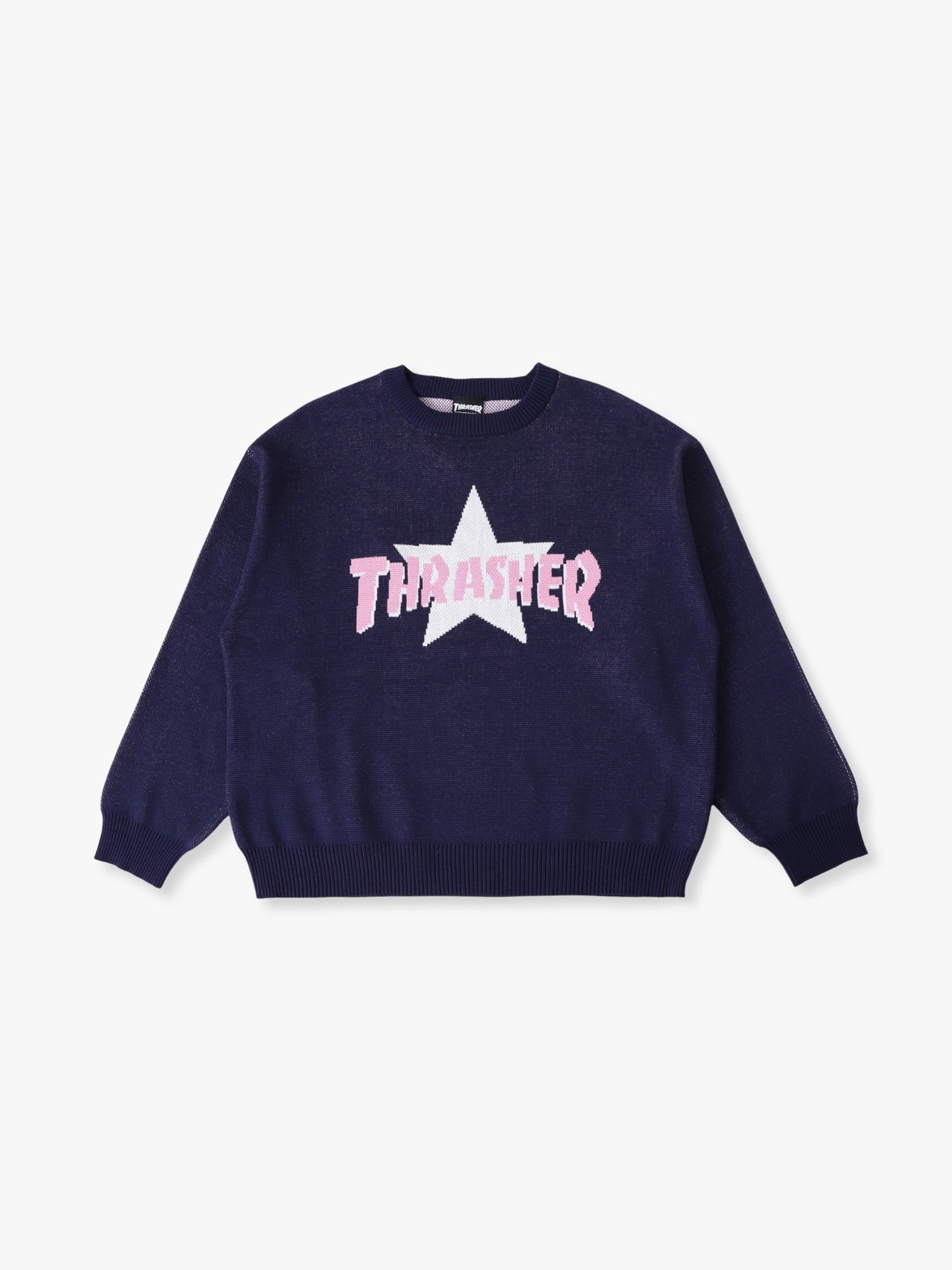 ジャカード ロゴニット プルオーバー｜THRASHER(スラッシャー)｜Ron Herman