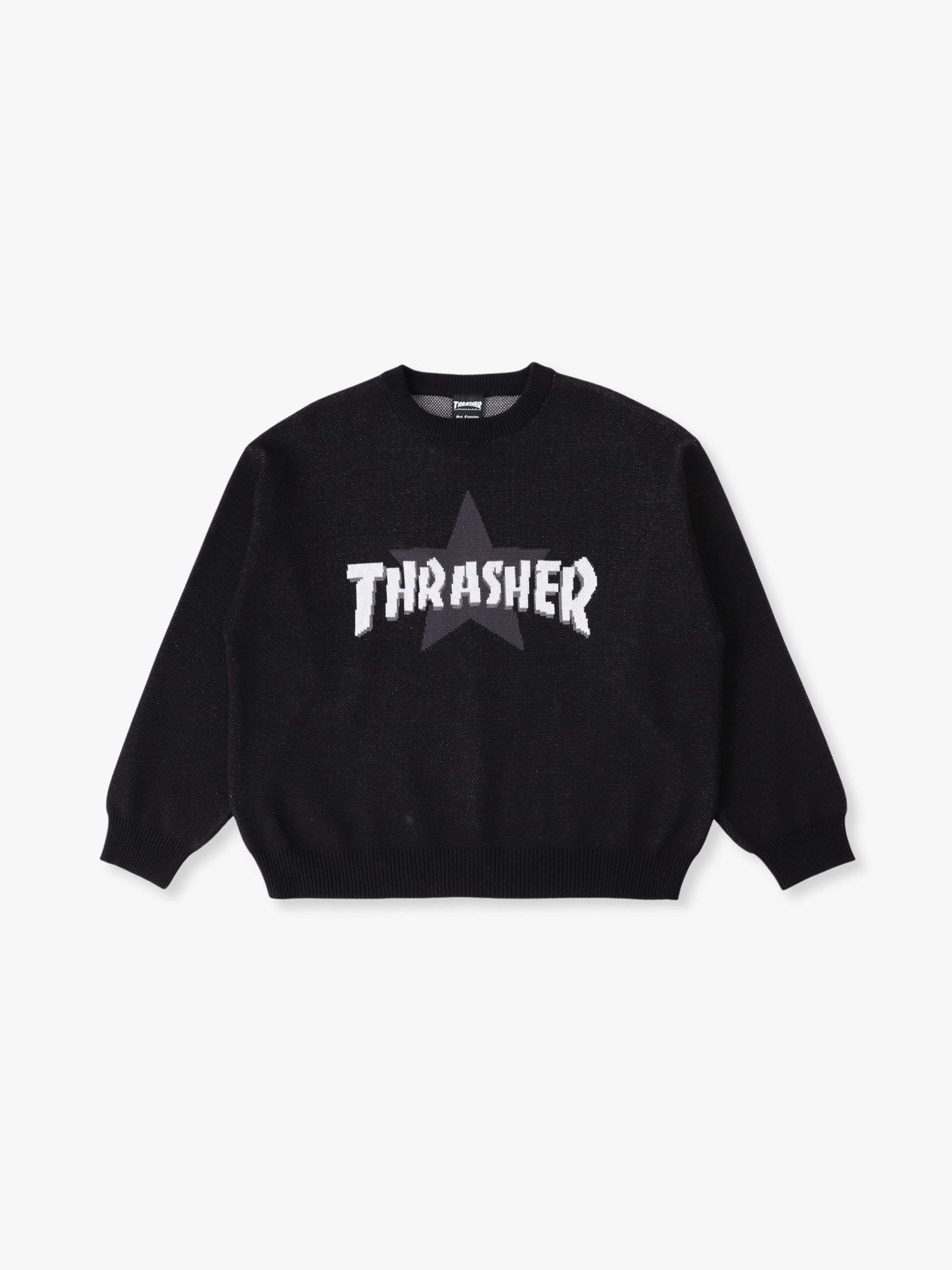 ジャカード ロゴニット プルオーバー｜THRASHER(スラッシャー)｜Ron Herman