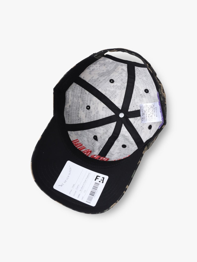 ノーブレイン 6パネル キャップ 詳細画像 camo 3