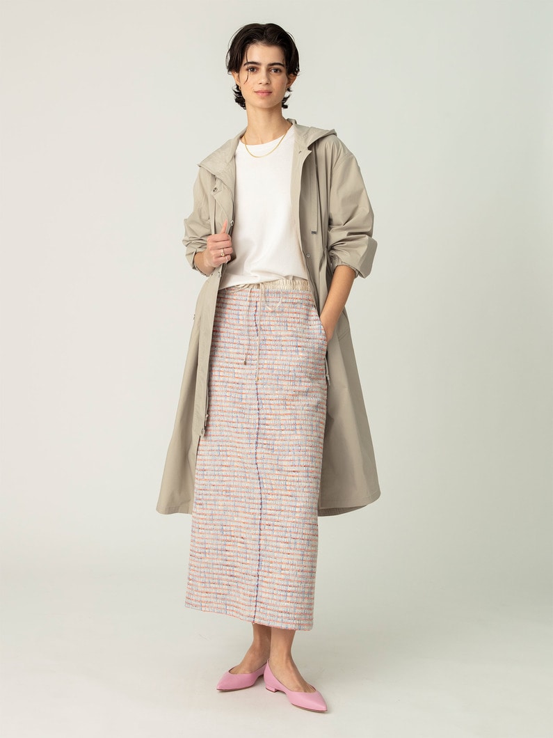 ツイル フード コート 詳細画像 beige 1