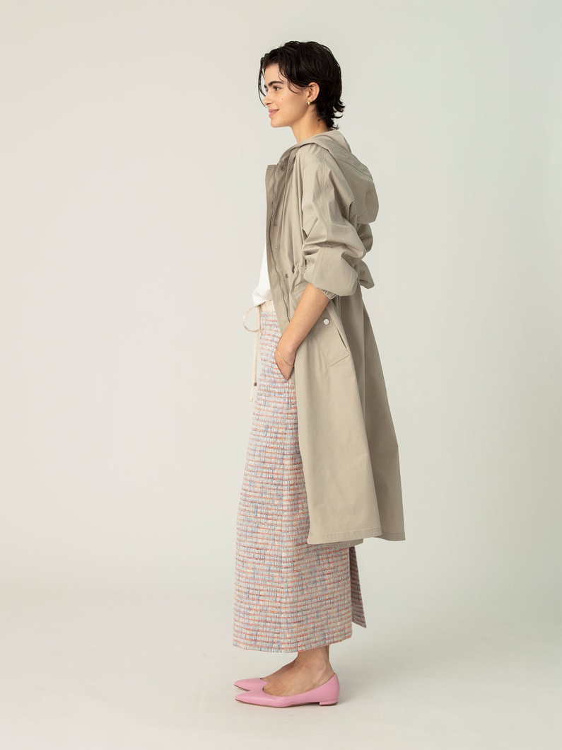 ツイル フード コート 詳細画像 beige 2