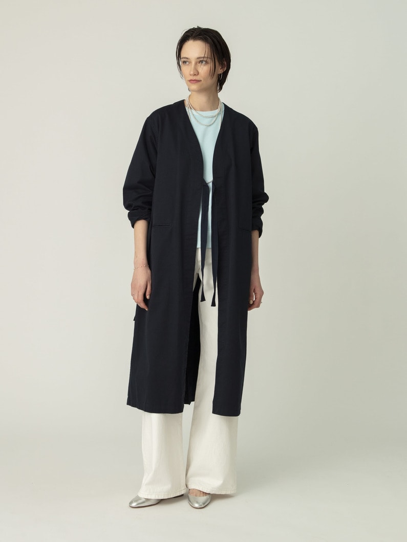 キモノ コート（ホワイト/ネイビー） 詳細画像 navy 1