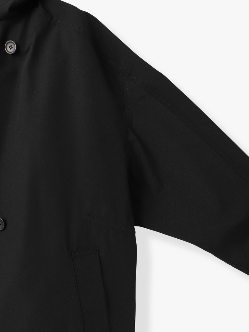 タフタ レイヤード ショートコート 詳細画像 black 2