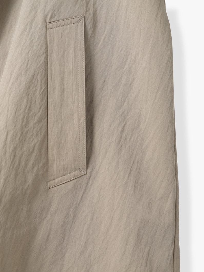 ライトシュリンクコットン ショートコート（ベージュ） 詳細画像 beige 3