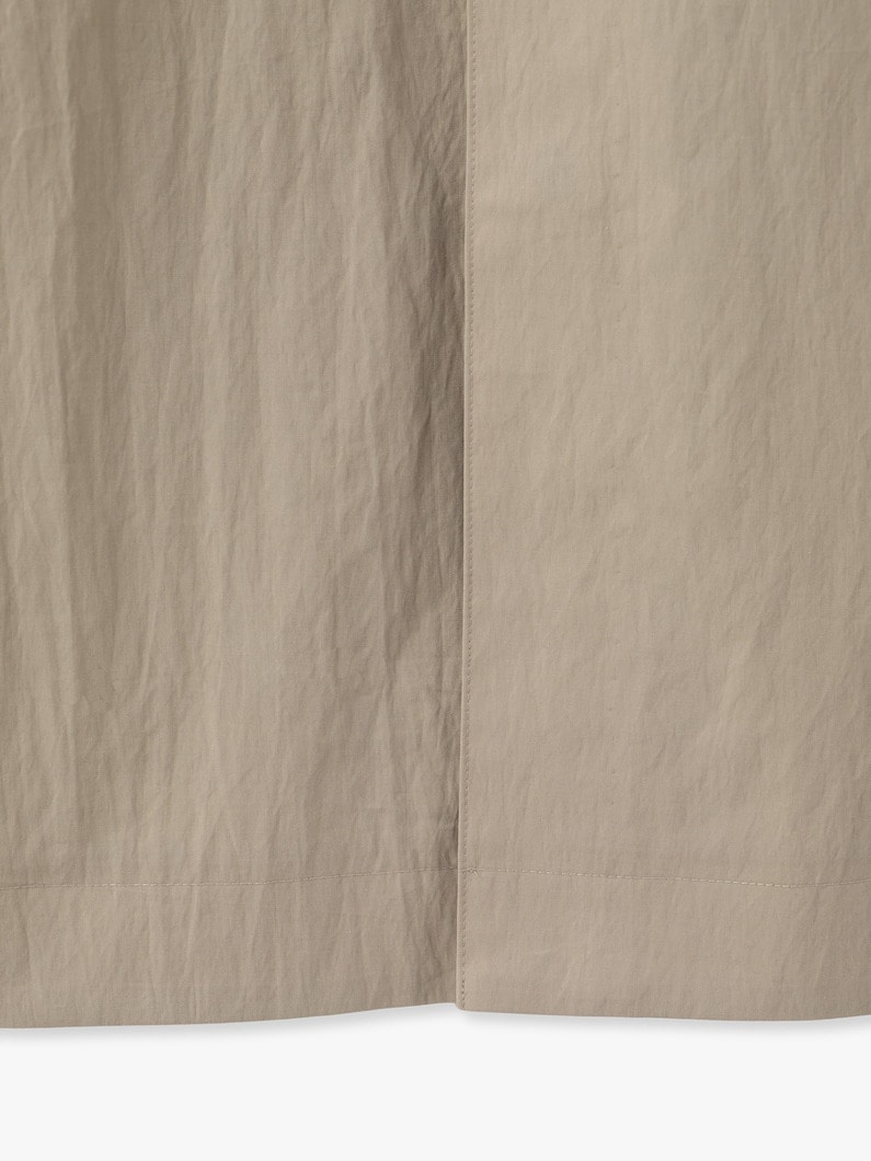 ライトシュリンクコットン ロングコート（ベージュ） 詳細画像 beige 4