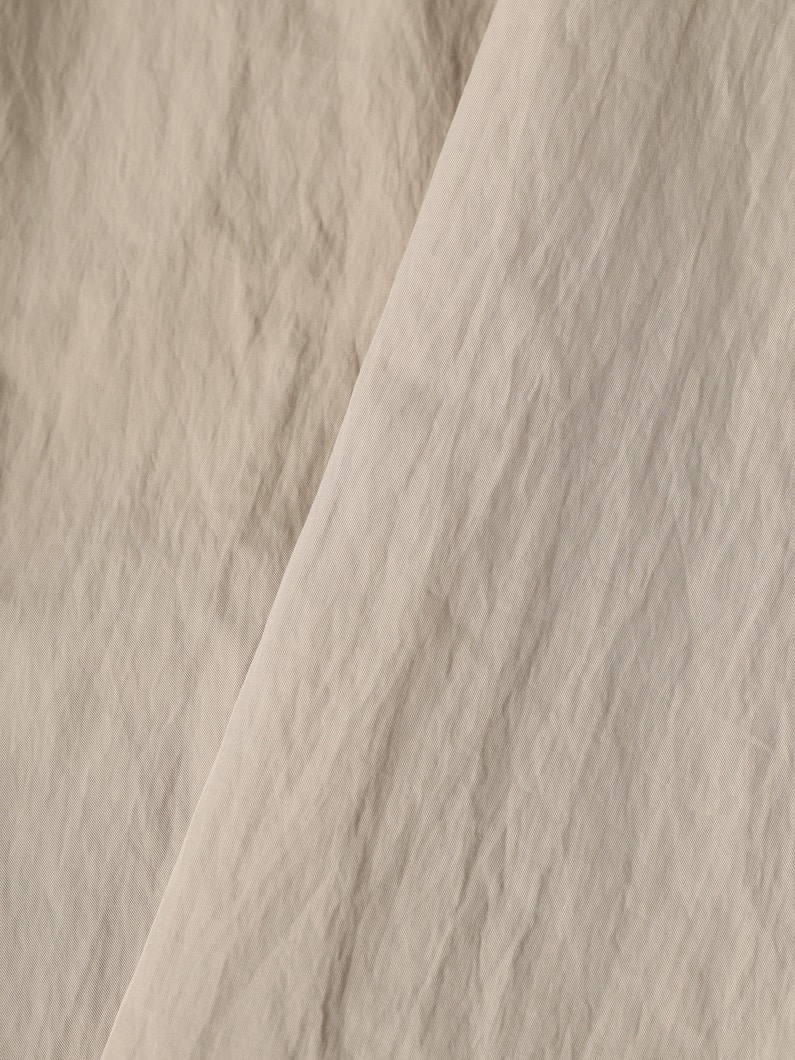 ライトシュリンクコットン ロングコート（ベージュ） 詳細画像 beige 5