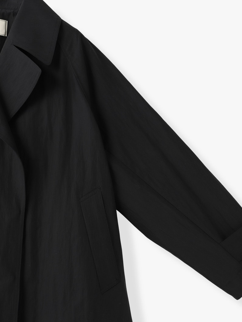 ライトシュリンクコットン ショートコート 詳細画像 black 2