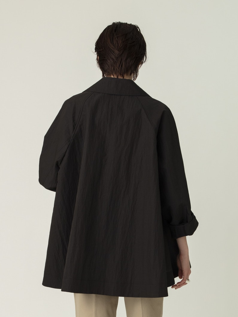 ライトシュリンクコットン ショートコート 詳細画像 black 3