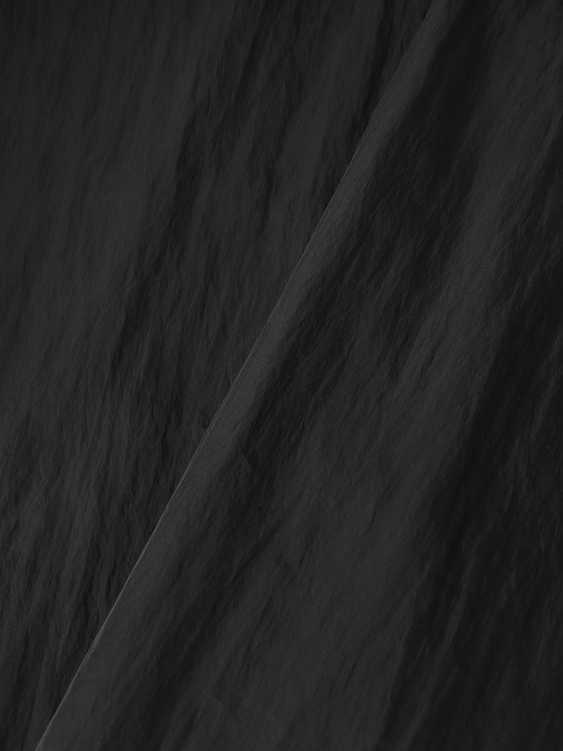 ライトシュリンクコットン ロングコート 詳細画像 black 5