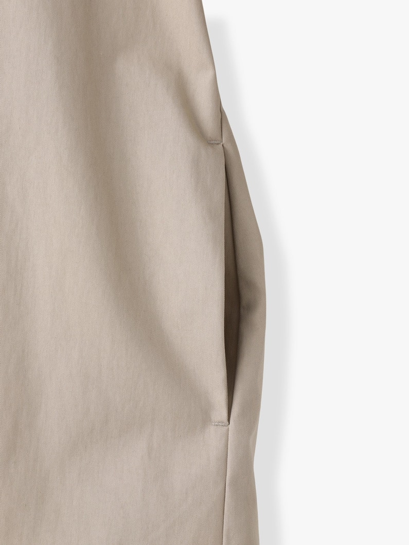 リブ スリーブ ショートコート 詳細画像 beige 3