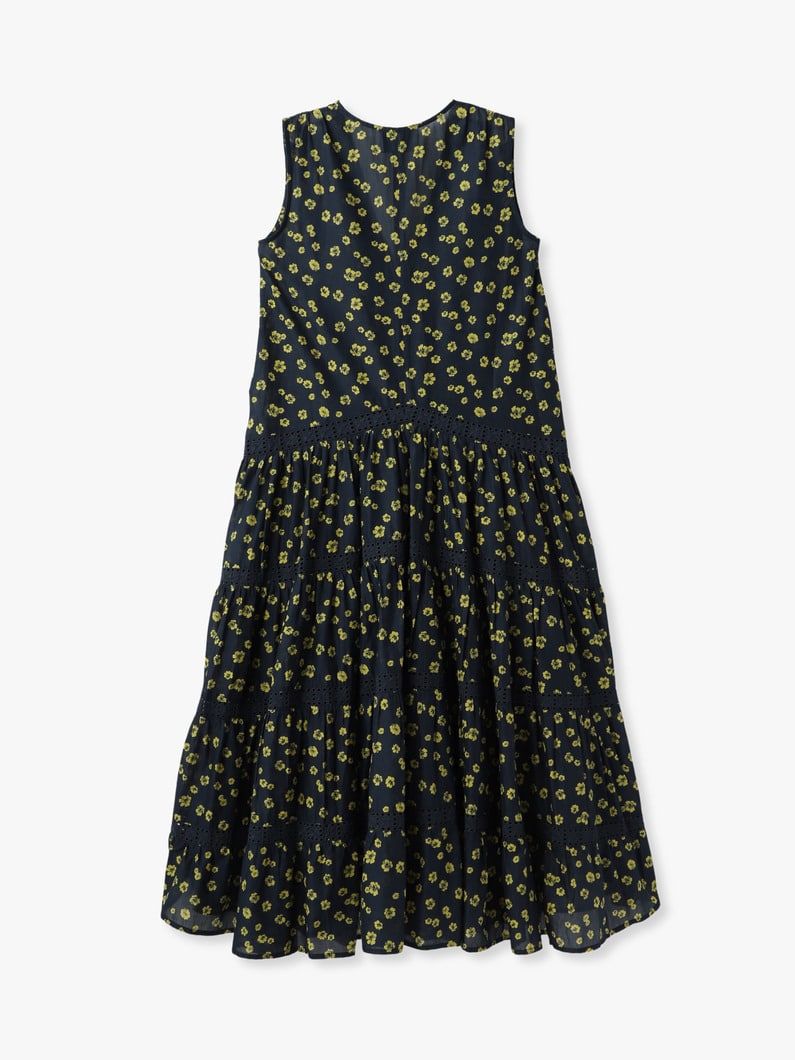 ワーリス プリント ドレス 詳細画像 navy 1