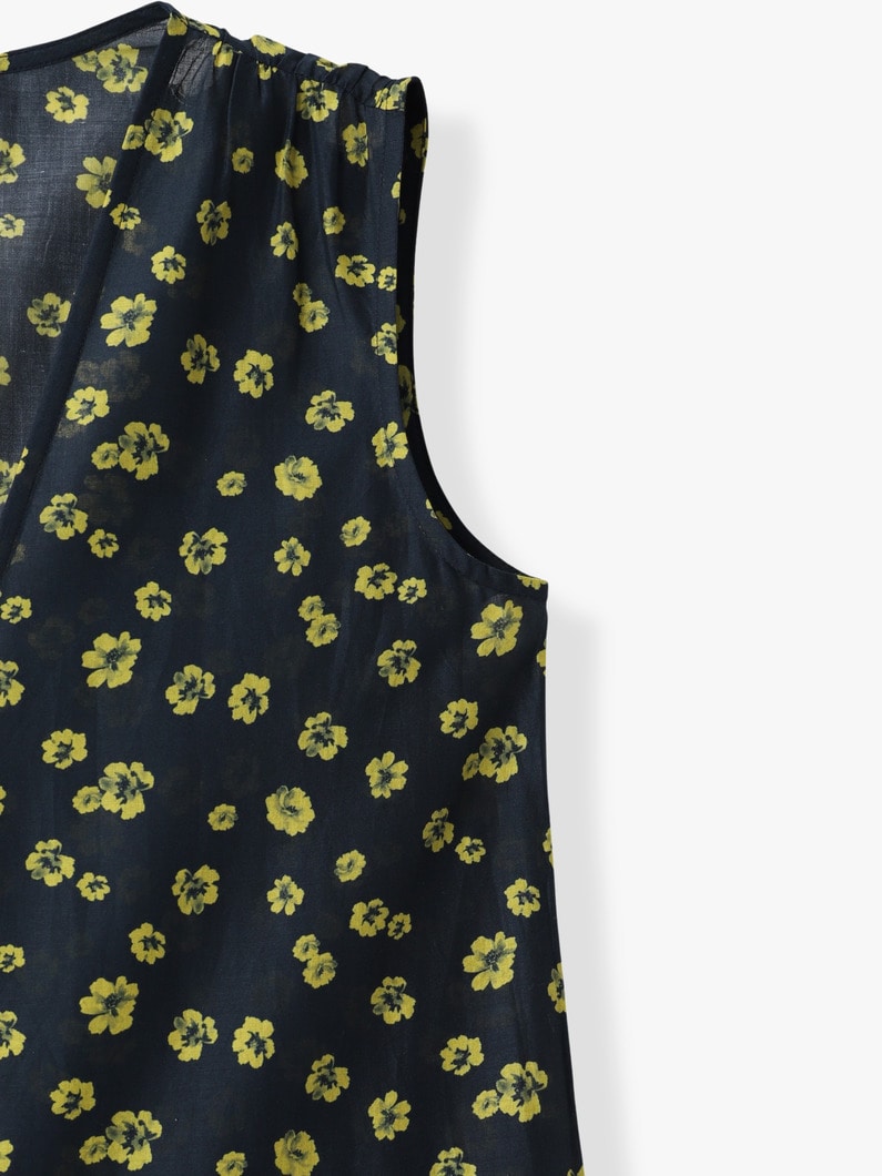 ワーリス プリント ドレス 詳細画像 navy 2