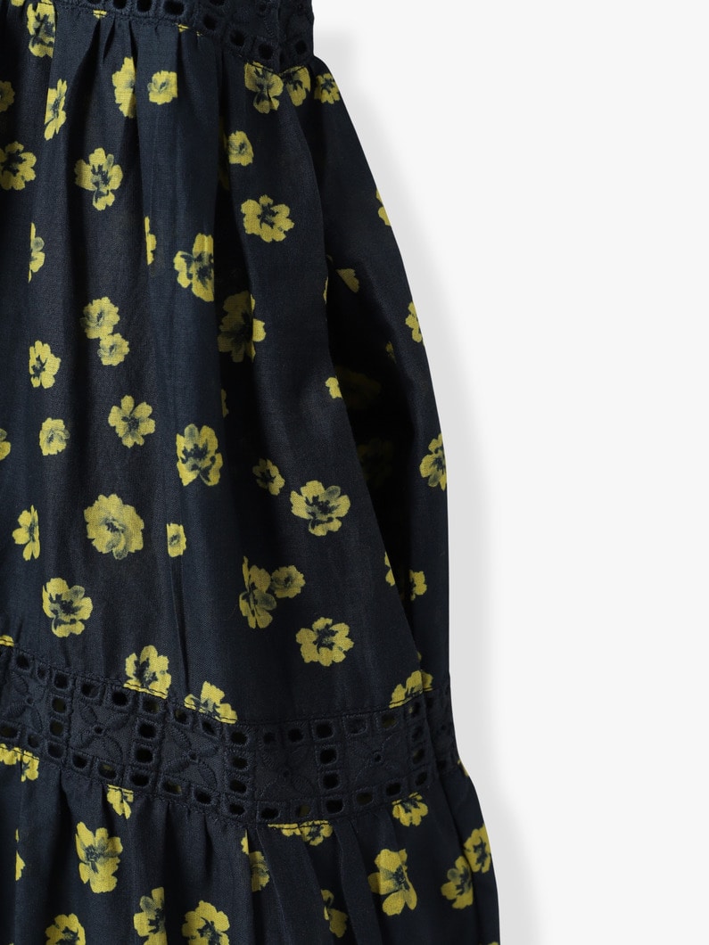 ワーリス プリント ドレス 詳細画像 navy 3