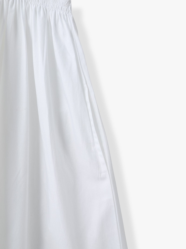 スモッキング ロングスリーブ ドレス 詳細画像 white 3