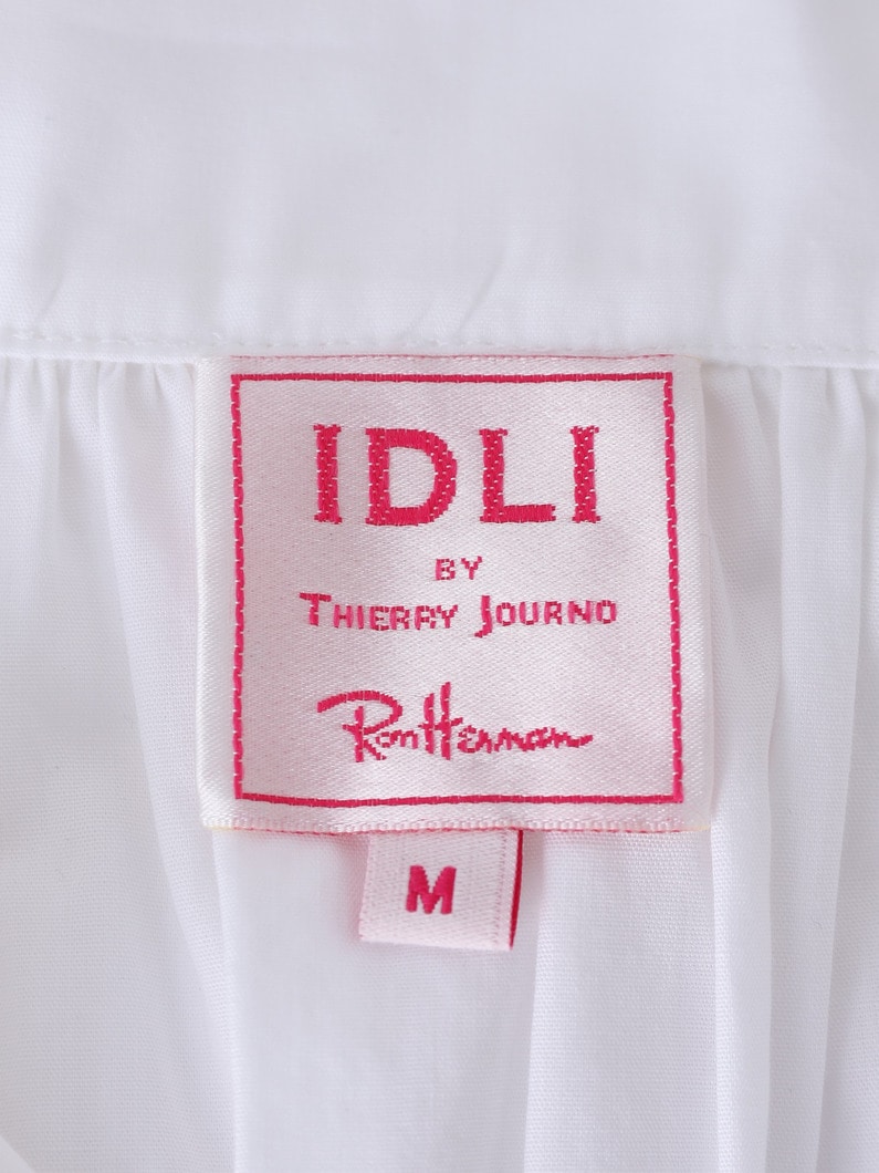 スモッキング ロングスリーブ ドレス 詳細画像 white 4