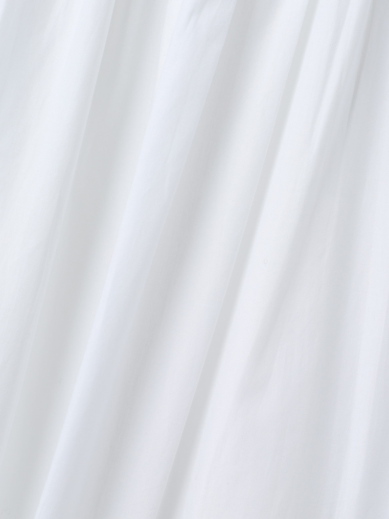 スモッキング ロングスリーブ ドレス 詳細画像 white 5