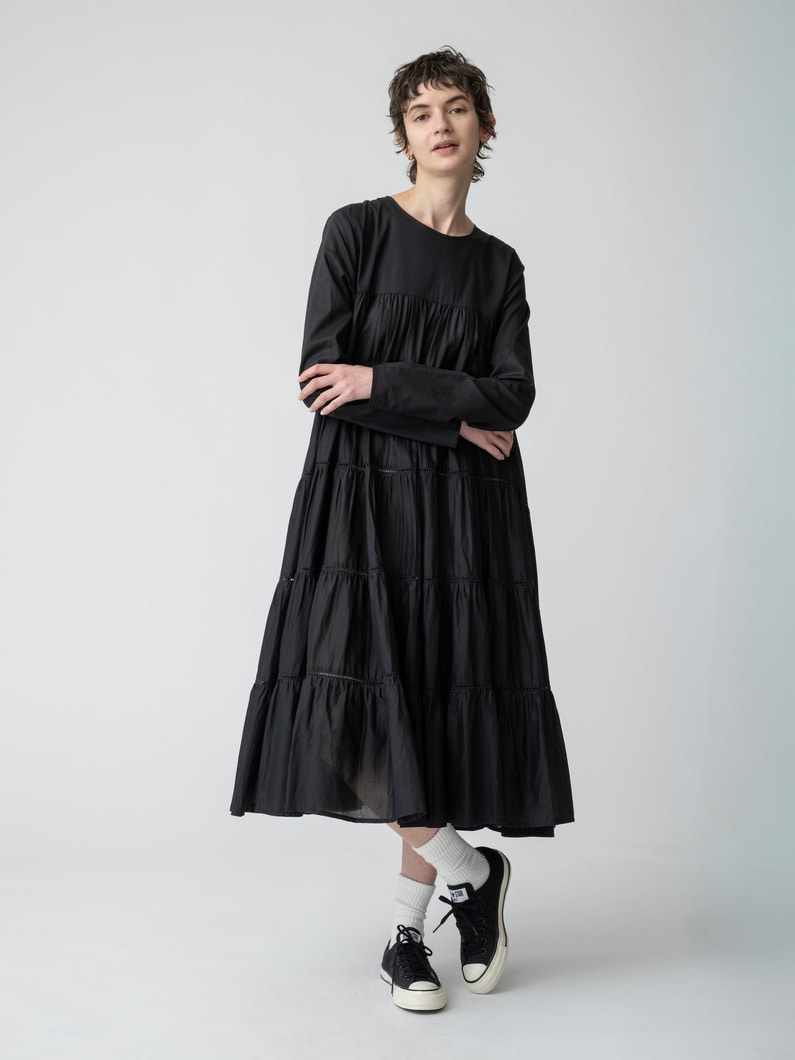 マイダ ミディ ドレス 詳細画像 black