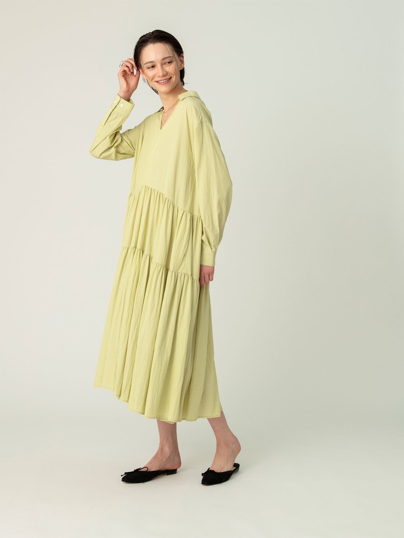 ティアード ドレス 詳細画像 light green 2