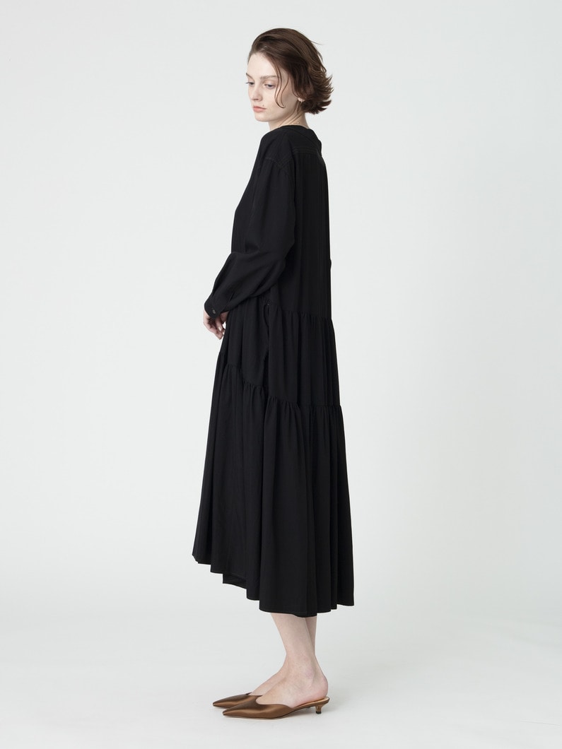 ティアード ドレス 詳細画像 black 3