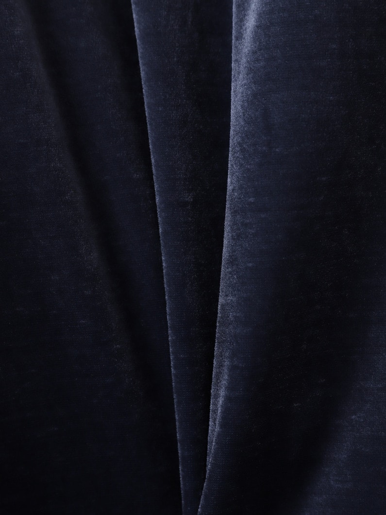 ベロア ロングドレス 詳細画像 navy 4