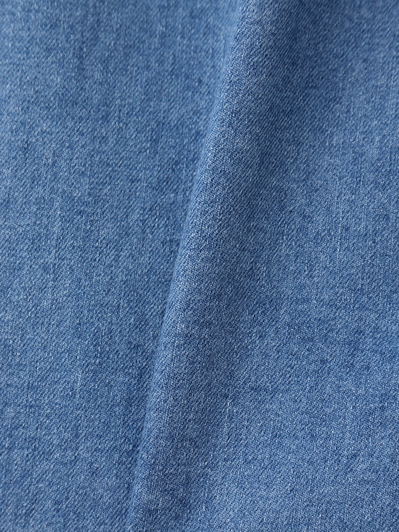 ストレッチ デニム ミニドレス 詳細画像 blue 5