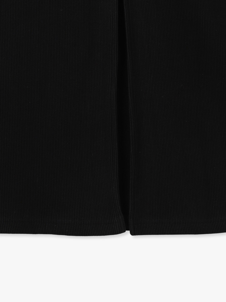 ソリッド リブ ドレス 詳細画像 brown 3