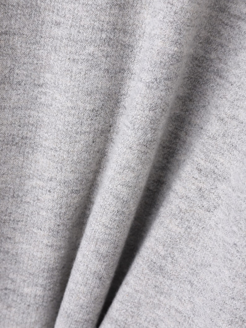 ハーフジップ スウェット ドレス 詳細画像 top gray 4