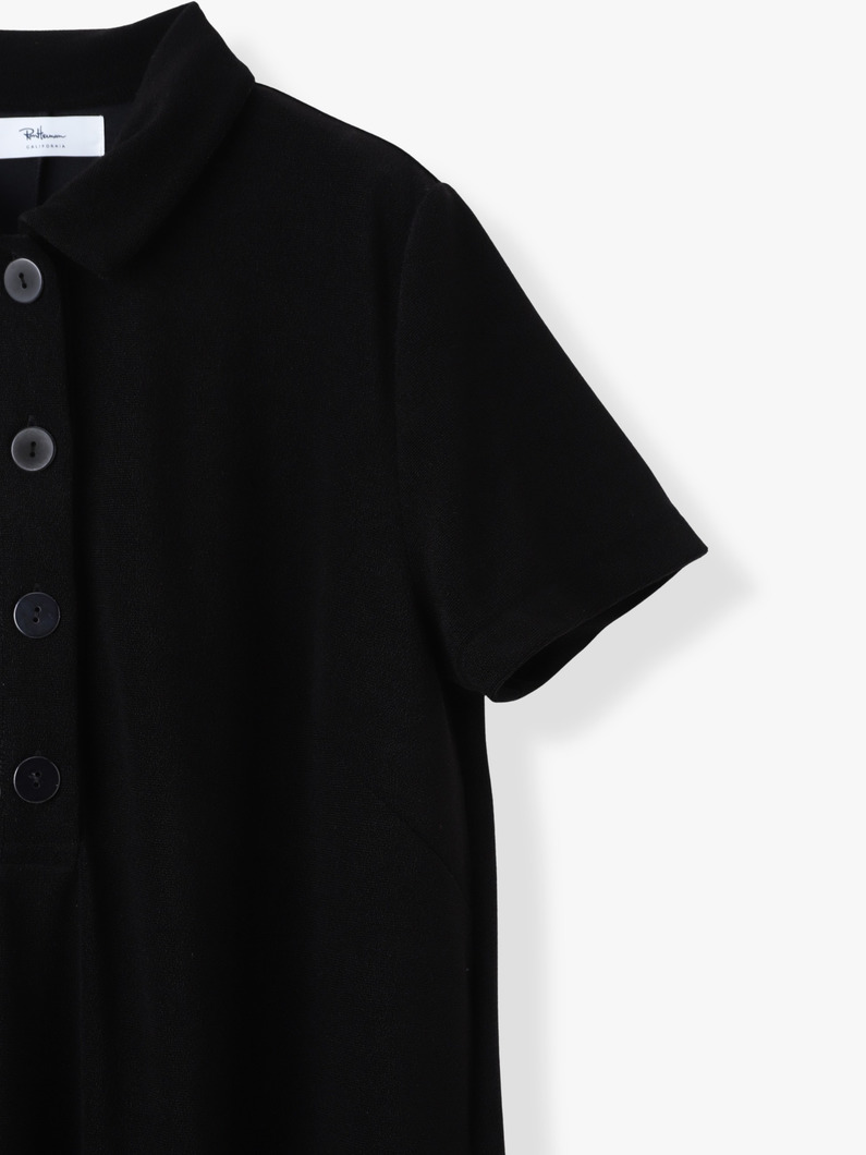 パイル ドレス（ブラウン/ブラック） 詳細画像 black 2