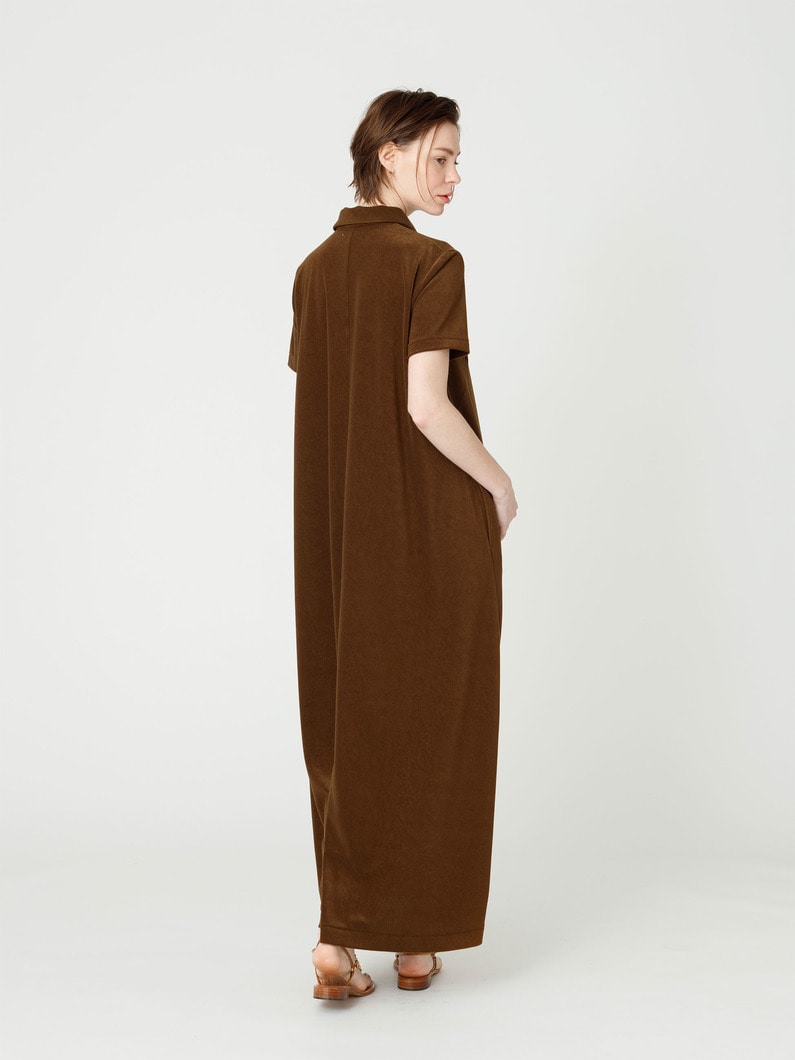 パイル ドレス（ブラウン/ブラック） 詳細画像 brown 3