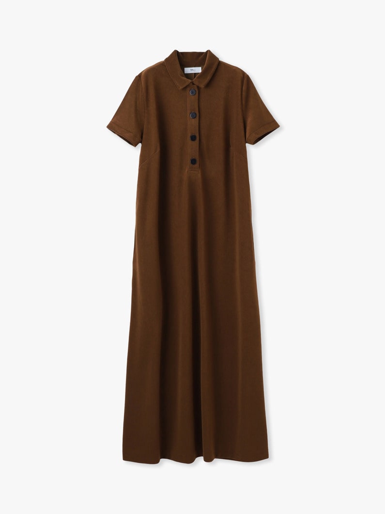 パイル ドレス（ブラウン/ブラック） 詳細画像 brown 4