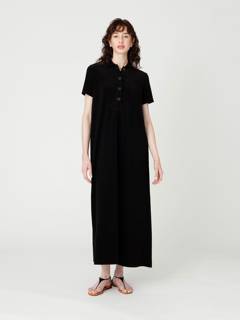 パイル ドレス（ブラウン/ブラック） 詳細画像 black 1