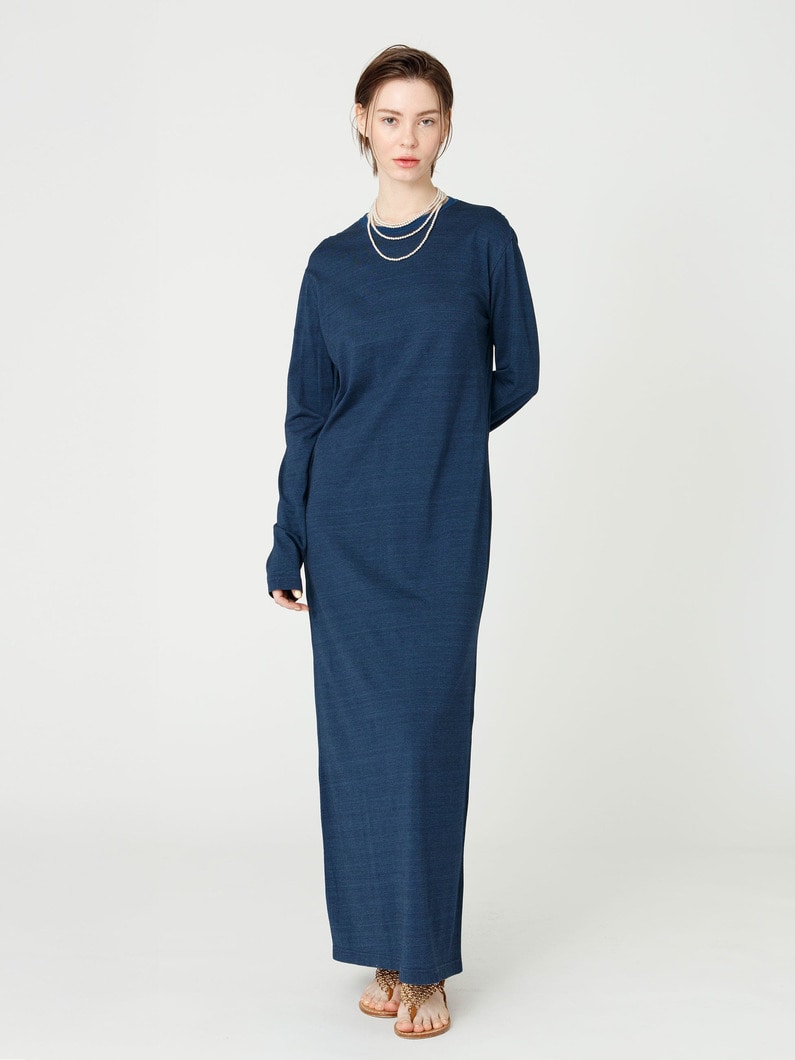 インディゴ ロング ドレス 詳細画像 indigo 1