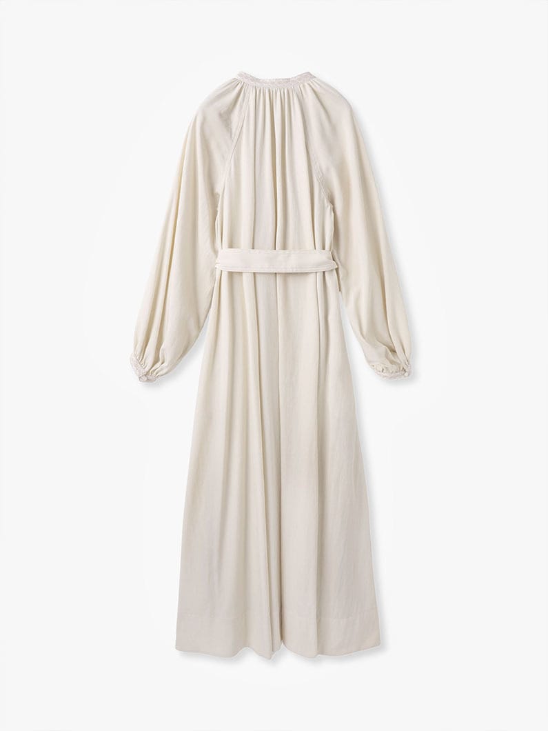 ボリューム スリーブ フレア ドレス 詳細画像 ivory 1