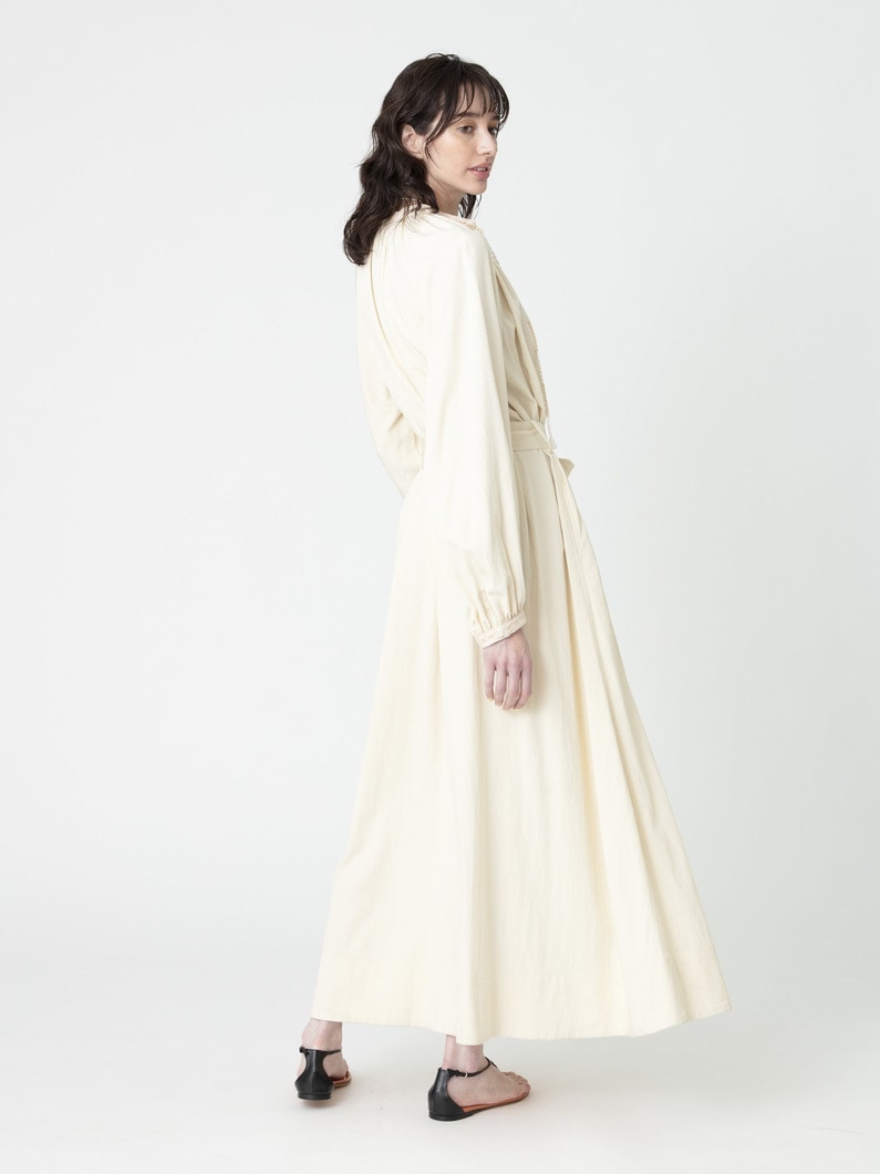 ボリューム スリーブ フレア ドレス 詳細画像 ivory 3