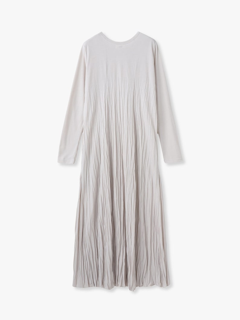 リンクル ドレス（ブラック/アイボリー/レッド） 詳細画像 red 1