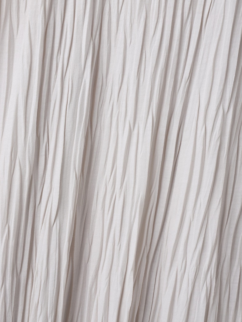 リンクル ドレス（ブラック/アイボリー/レッド） 詳細画像 red 4