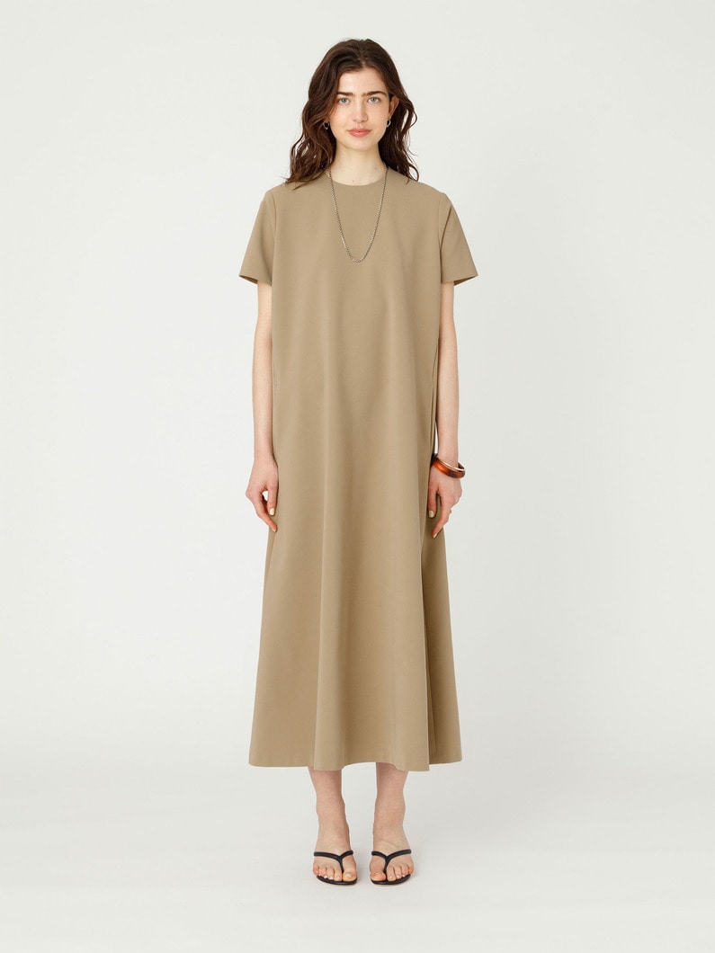 ダブルクロス フレア ドレス 詳細画像 beige