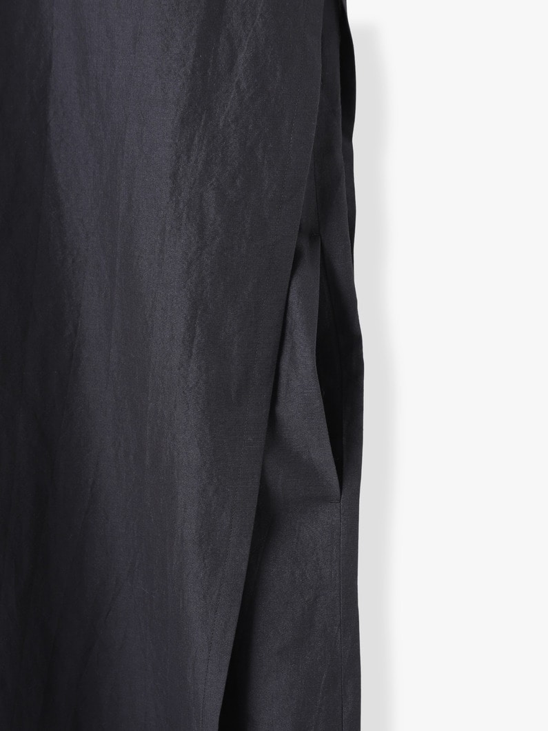 シルクリネン スリーブレス ドレス 詳細画像 charcoal gray 3