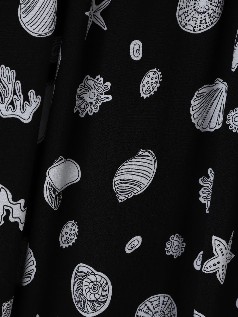 マリンライフ プリント ドレス 詳細画像 black 5