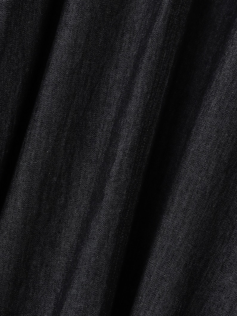 デニム マキシドレス 詳細画像 black 4