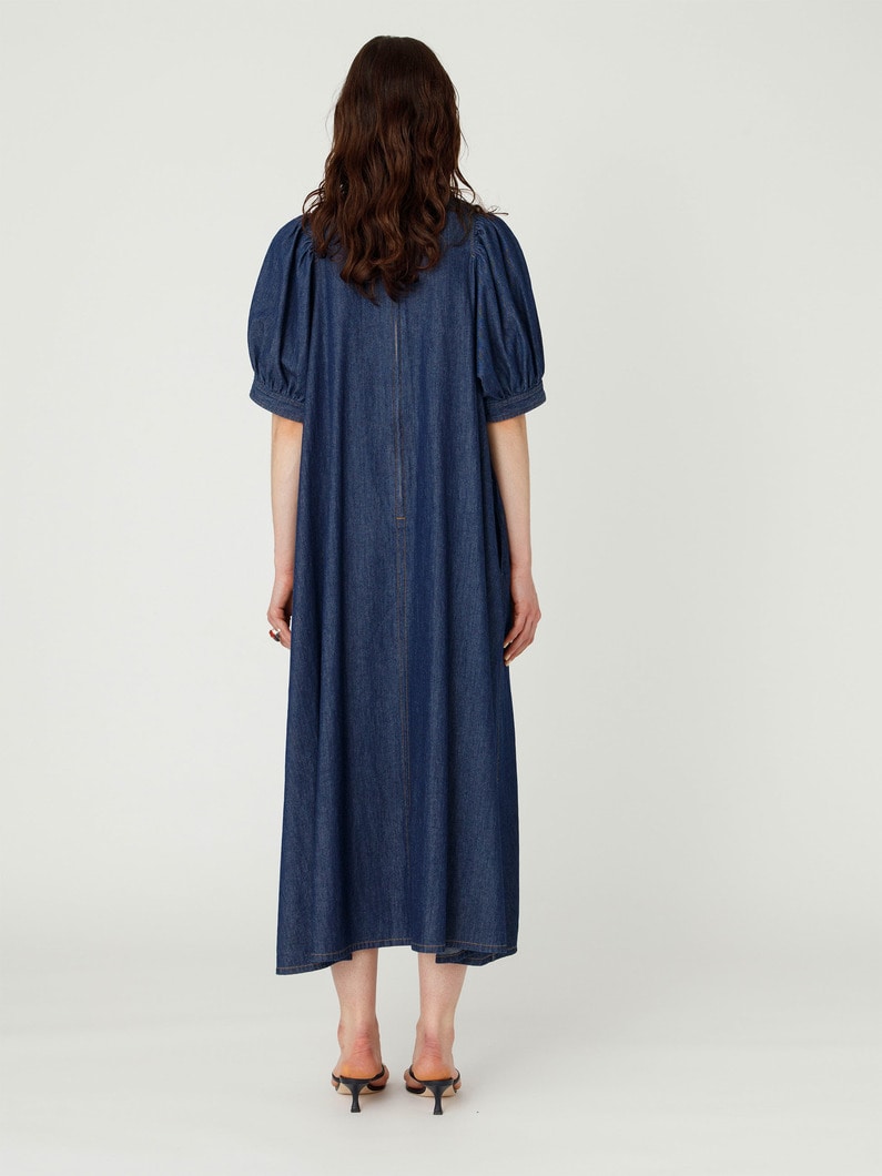 デニム マキシドレス 詳細画像 indigo 4