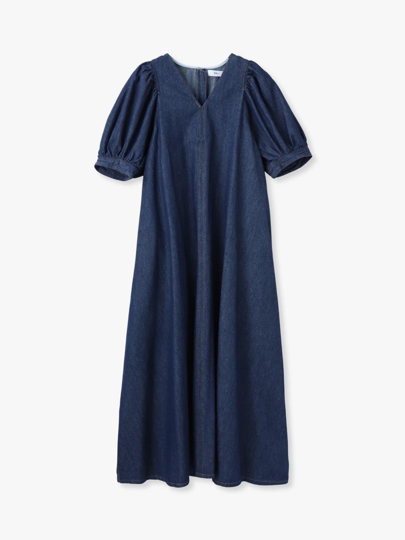 デニム マキシドレス 詳細画像 indigo 5