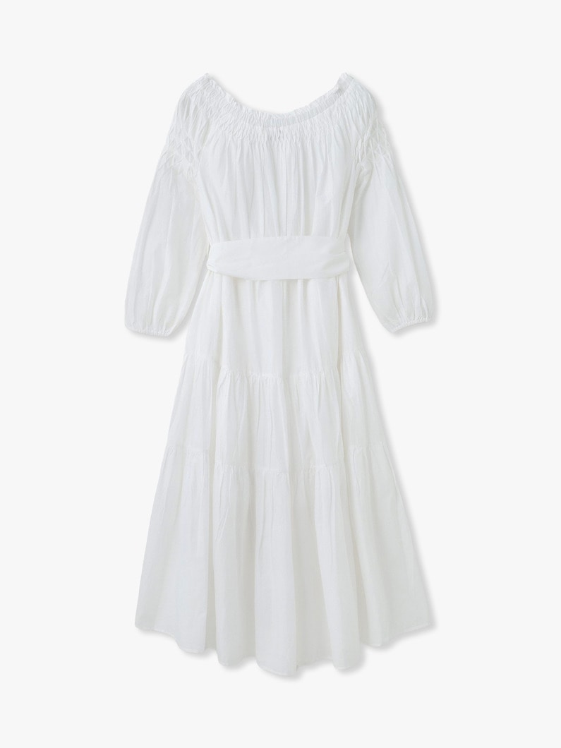 ザリア オフショルダー ドレス 詳細画像 white 1