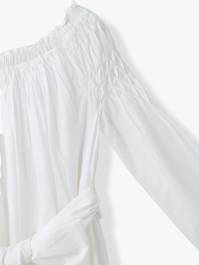 ザリア オフショルダー ドレス 詳細画像 white 2