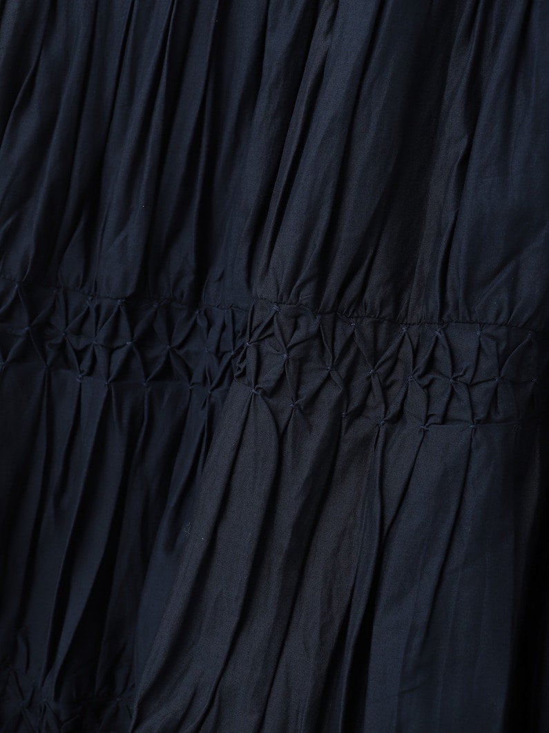 ワーリス ピンタックドレス（ネイビー） 詳細画像 navy 4
