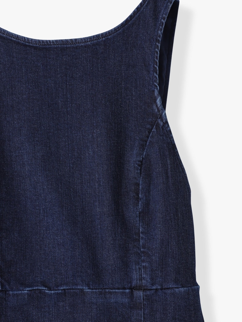 デニム エプロン ドレス 詳細画像 indigo 2