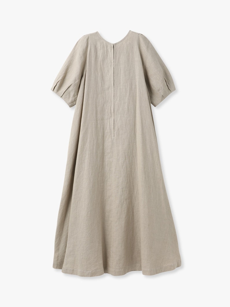 リネン フレア ドレス 詳細画像 red 1