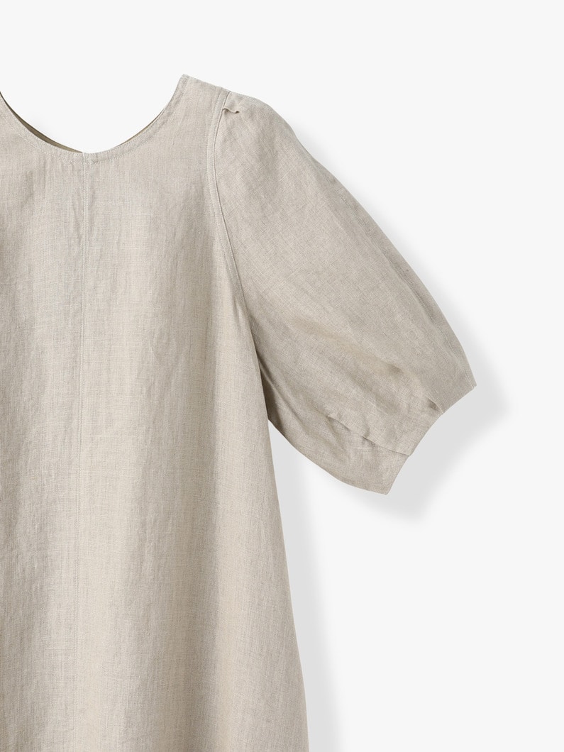 リネン フレア ドレス 詳細画像 red 2