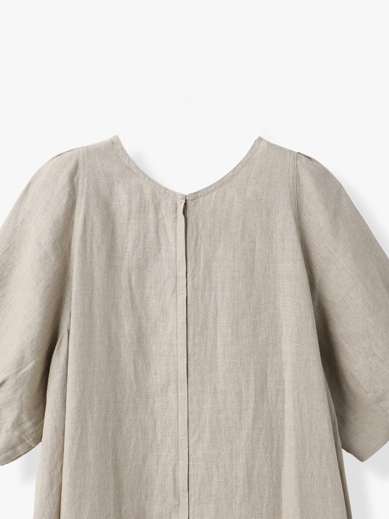 リネン フレア ドレス 詳細画像 red 3